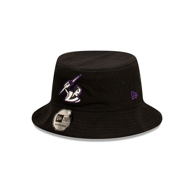 NRL Melbourne Storm Official Team Colours (APF4461) - Black New Era Bucket Hats